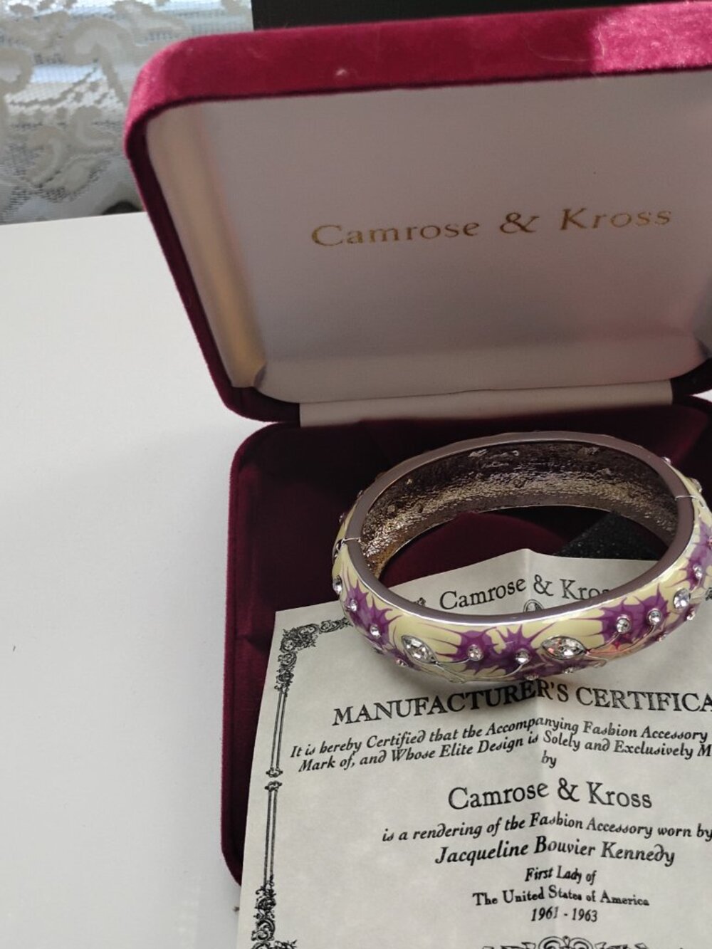 Enamel Bangle Camrose & Kross - Picture 2 of 5